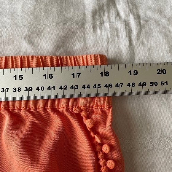 Saks Fifth Avenue Women's Coral Peach Boho Cover-up Shorts Size X-large - Picture 8 of 11